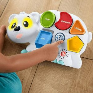 Brinquedo Educativo Urso Polar Figuras Coloridas Linkimals